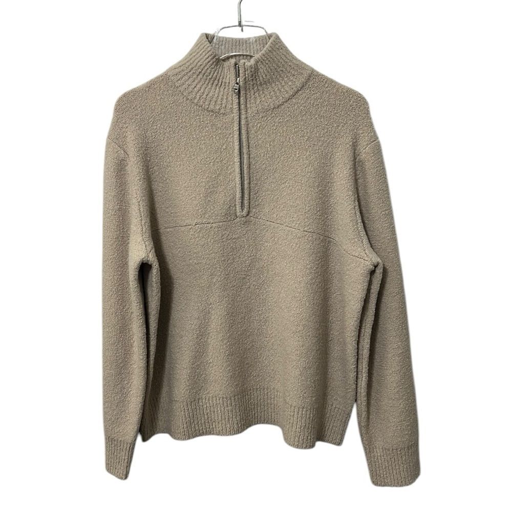 Jenni Kayne Boucle Half Zip Pullover Sweater Size XL